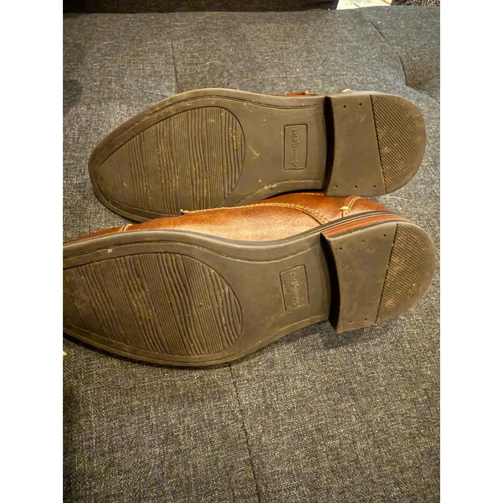 Boys American Eagle Brown Dress Shoes 13 (Little Boy)